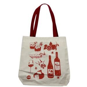 Summer Casual Cocktail Wine Preppy Top Handle Tote Bag